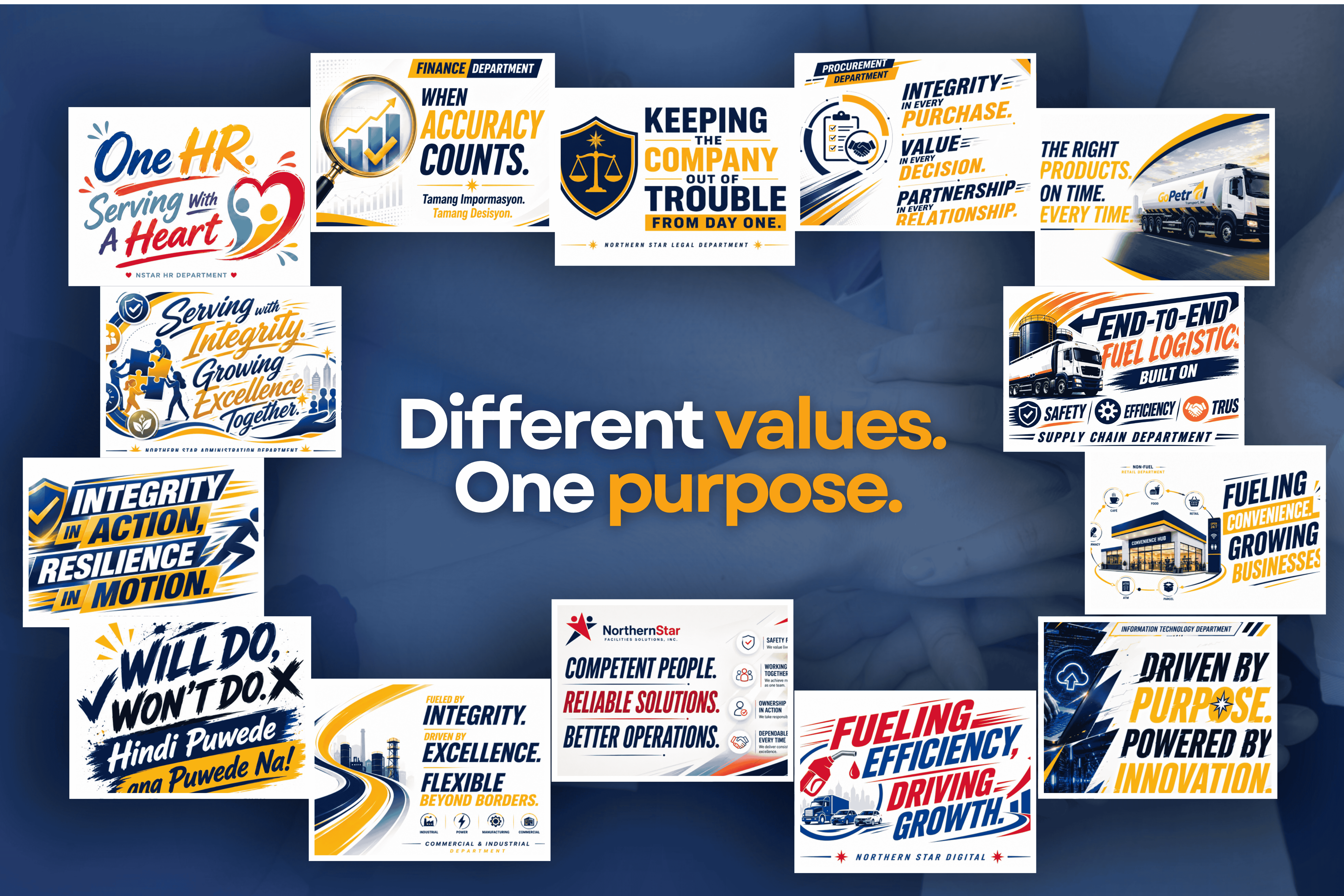 1 THE VALUES WE BRING TO WORK